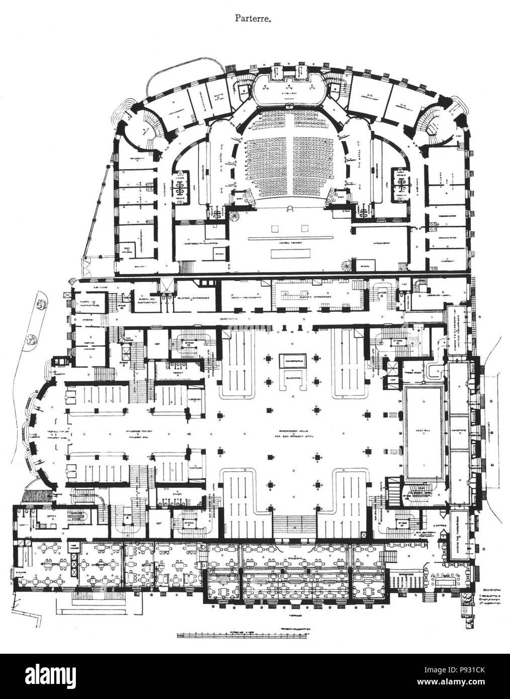 .   583 Wiener Konzerthaus Musikakademie Akademietheater Parterre Stock Photo