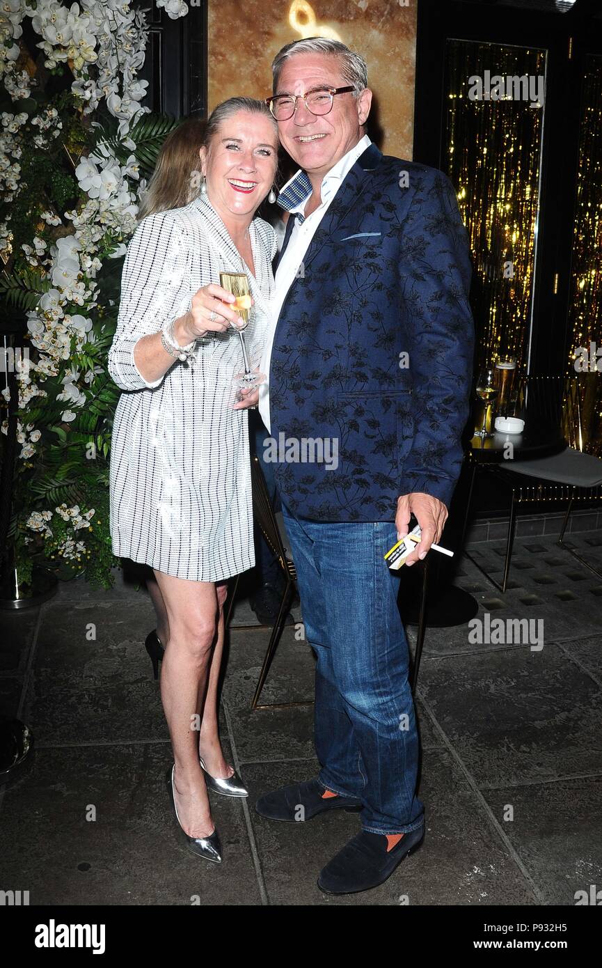 Celebrities attend Lizzie Cundy's Birthday Party in London Featuring