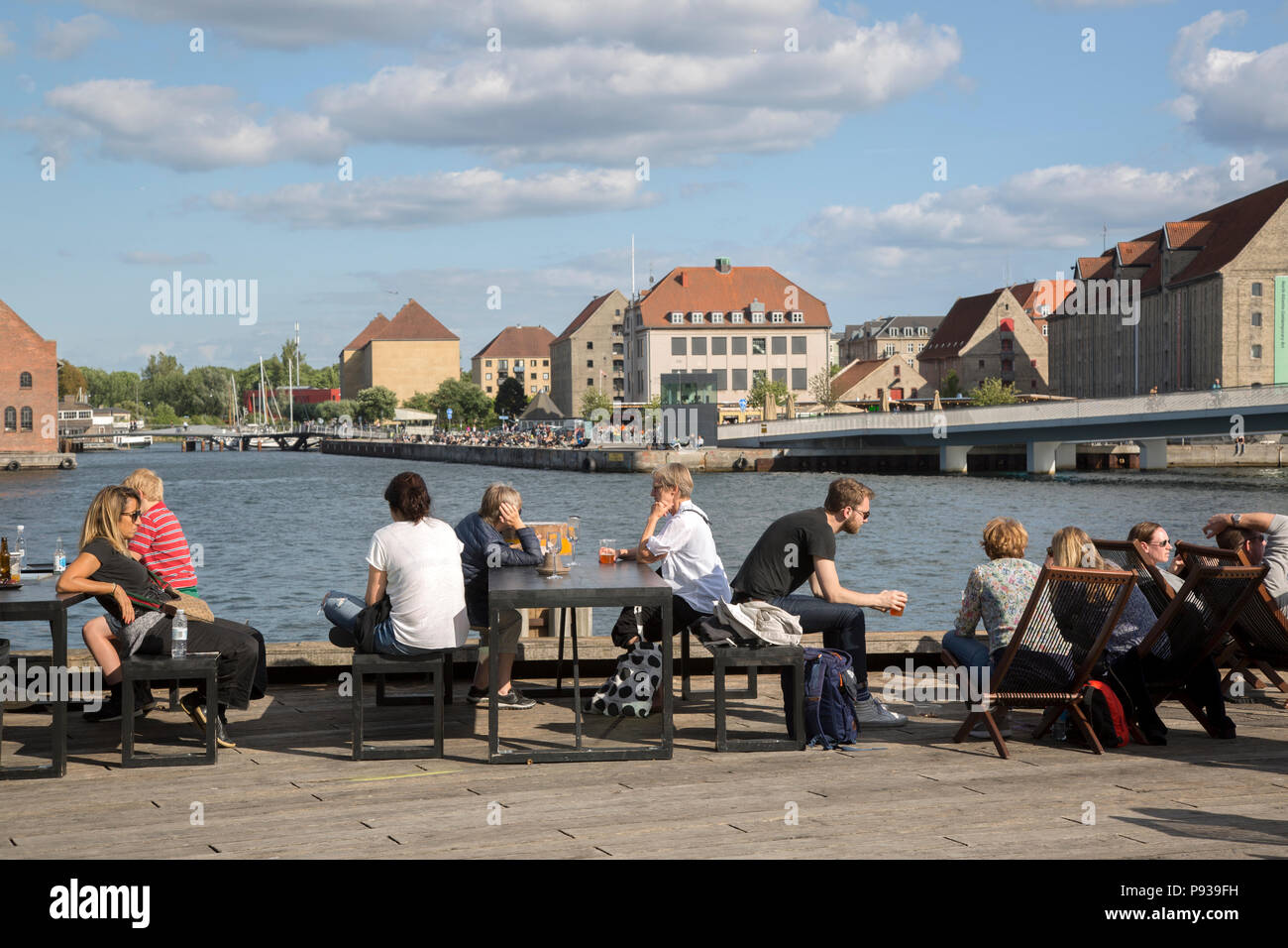 Kroyers Plads Quay from Royal Danish Playhouse Terrace; Copenhagen