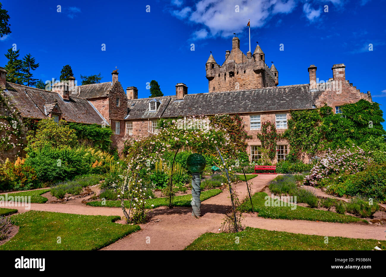 Cawdor Castle (SC18) Stock Photo