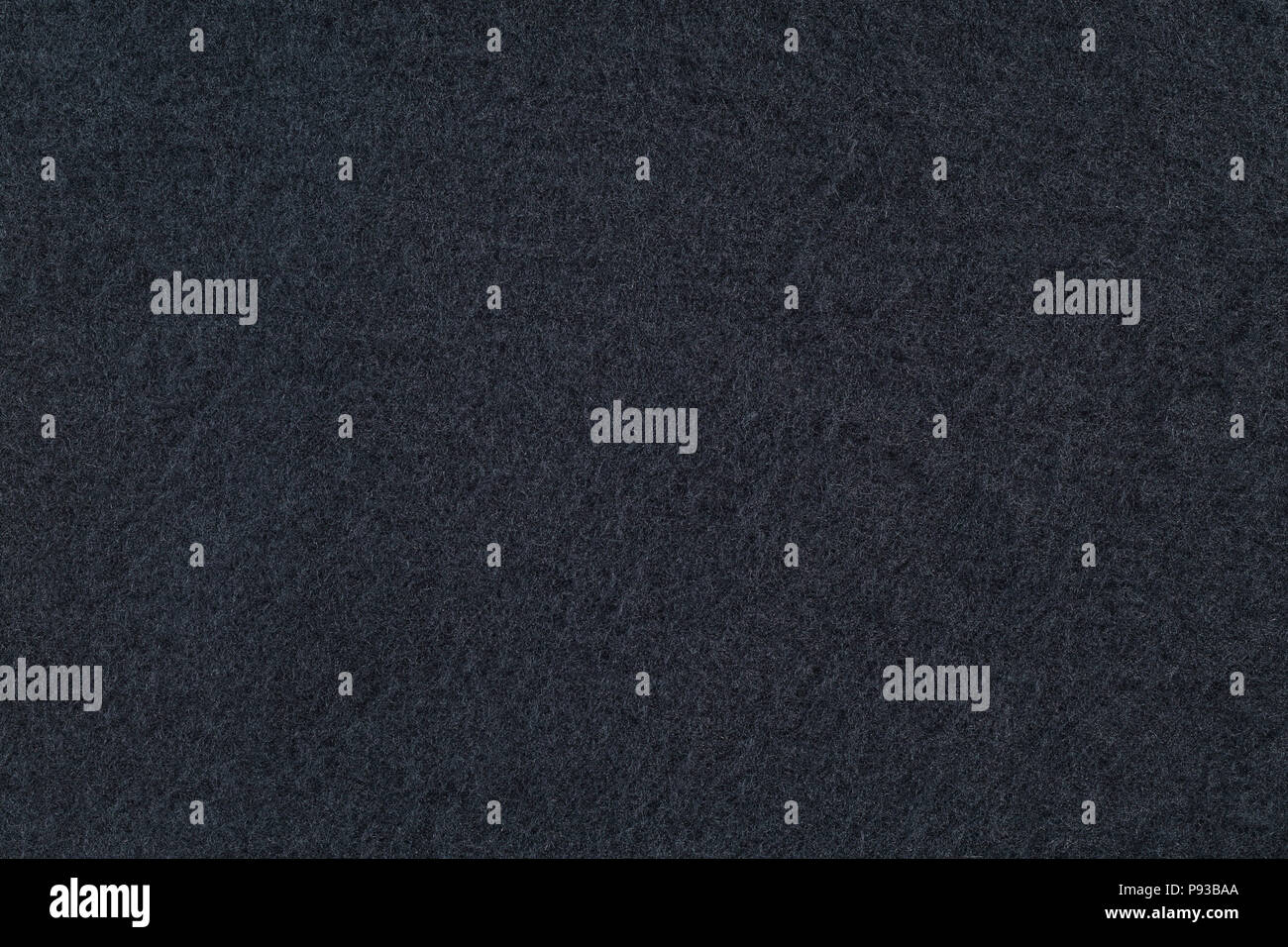 Blue felt texture. Horizontal closeup Stock Photo