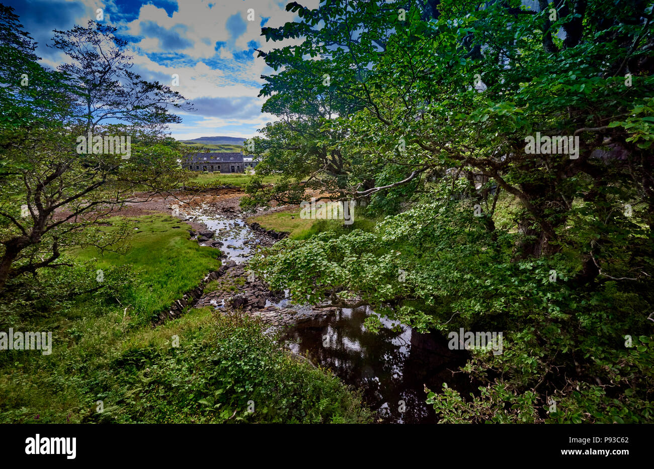 Dunvegan Castle (SC18 Stock Photo Alamy