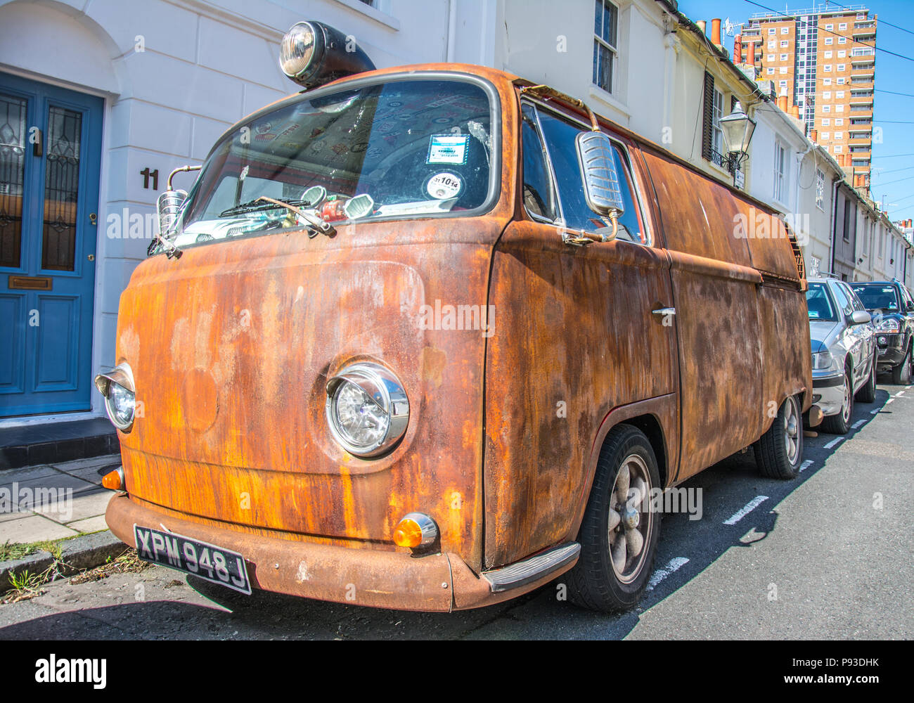Volkswagen vintage car Stock Photo - Alamy
