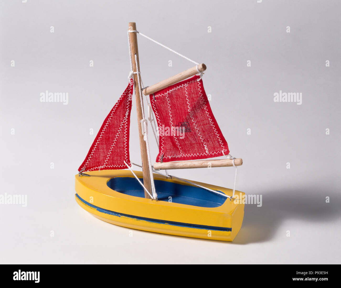yellow toy boat
