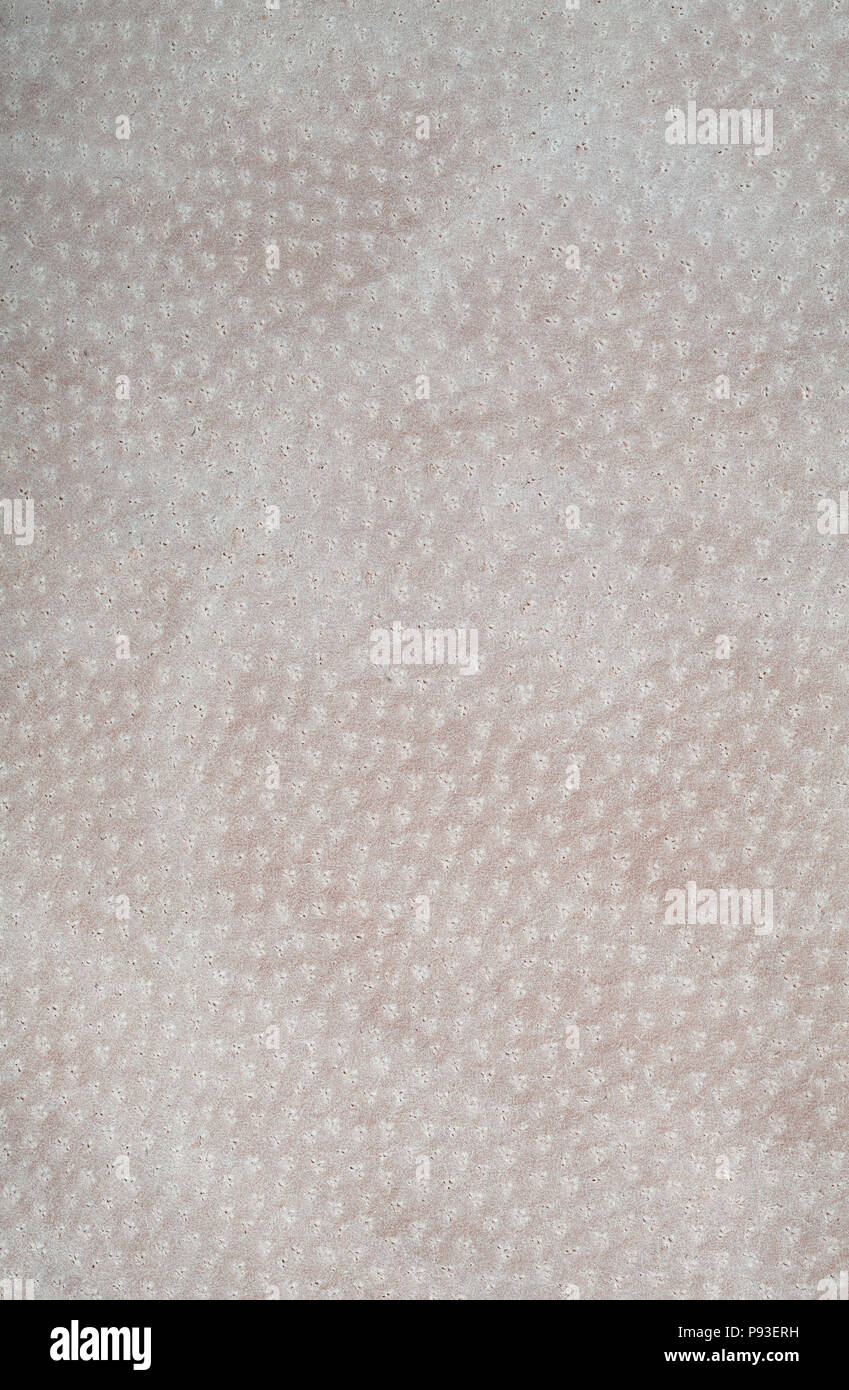 Light brown leather texture.  Vertical, close up Stock Photo