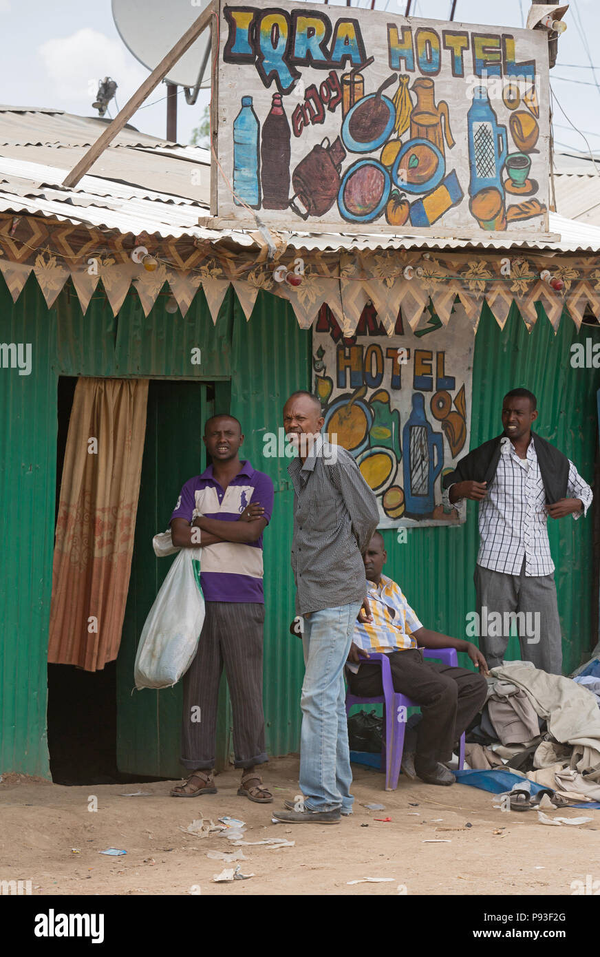 Kakuma, Kenya - Hotel in Kakuma. Stock Photo