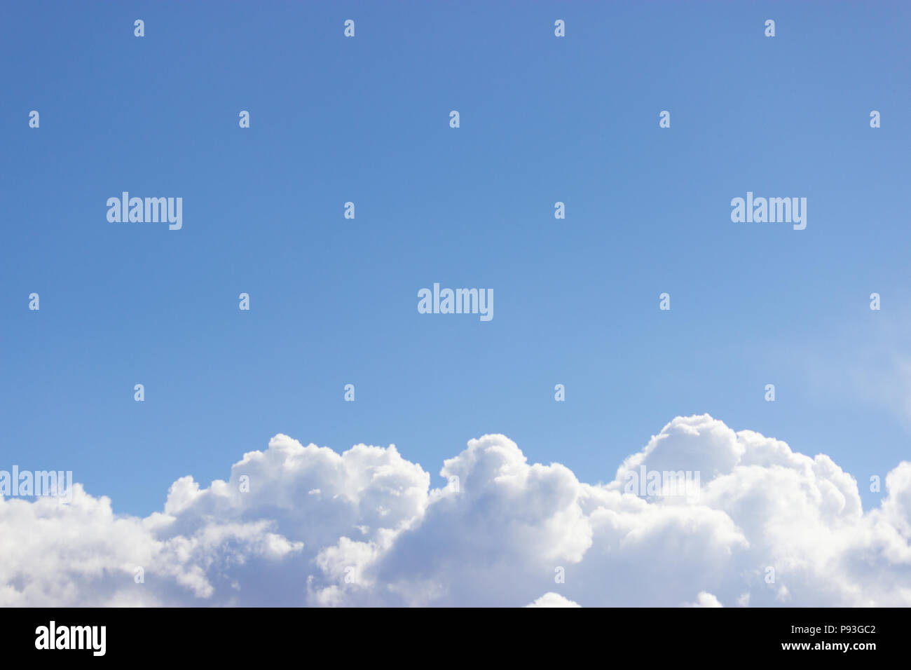 Blue sky and clouds with copy space Stock Photo - Alamy