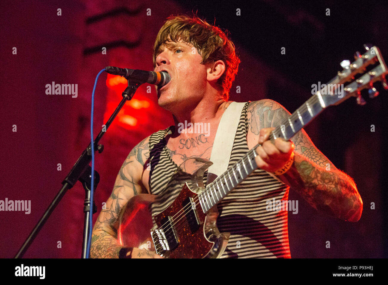 Oh Sees Thee Oh Sees John Dwyer 12th July 18 Boiler Shop Newcastle Live Concert Performance Stock Photo Alamy