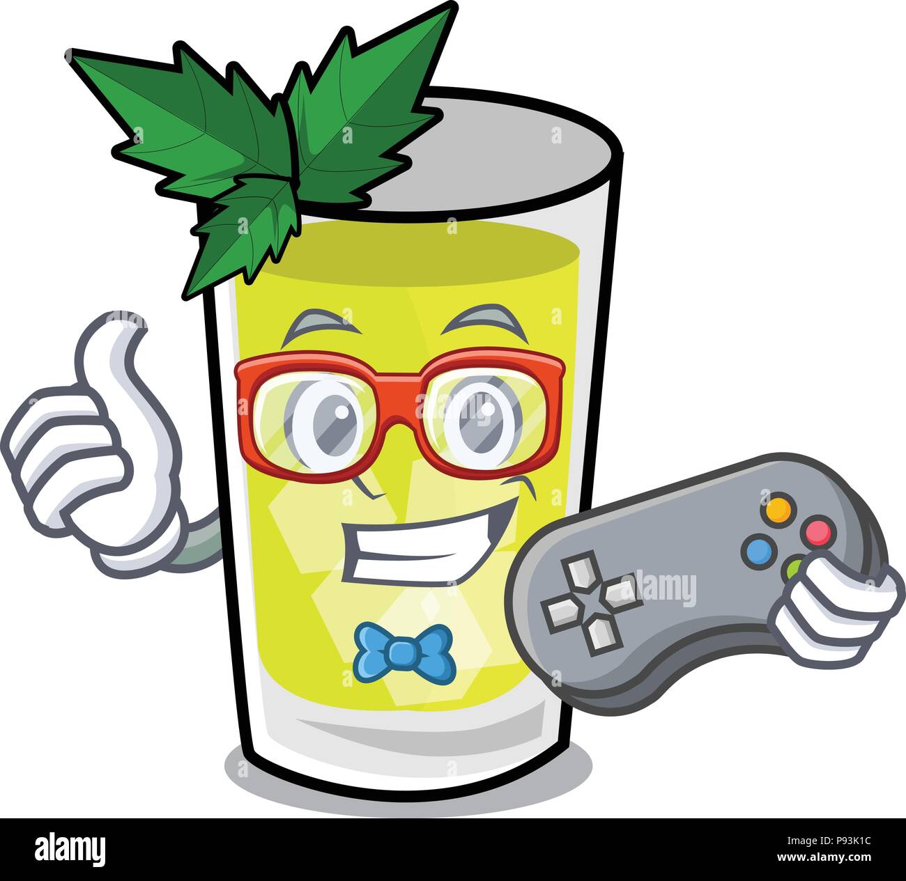 Gamer mint julep mascot cartoon Stock Vector Image & Art Alamy