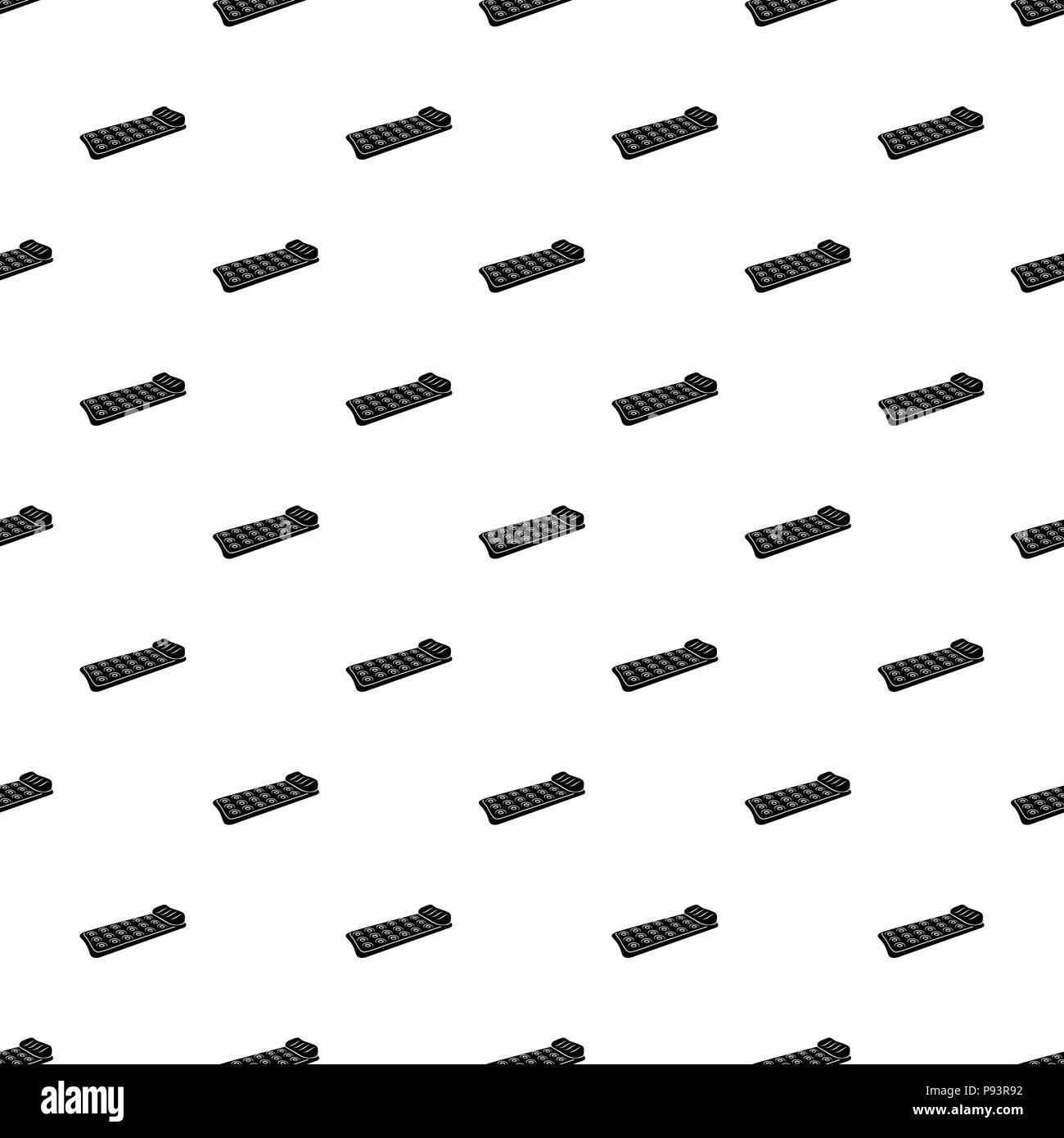 Inflatable mattress for swimming icon Stock Vector