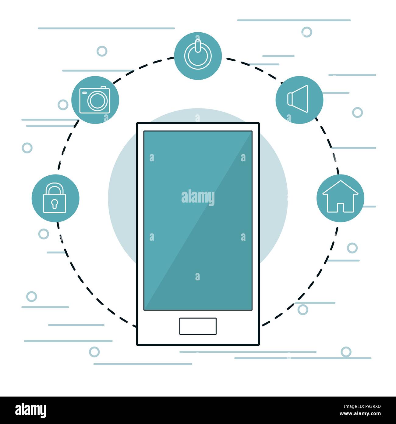 Smartphone mobile application Stock Vector Image & Art - Alamy