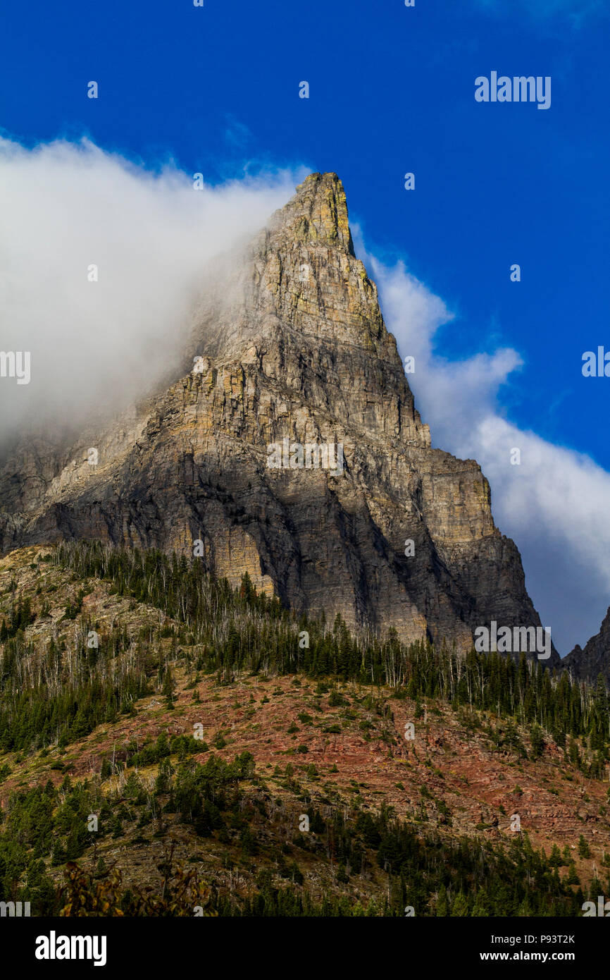 Waterton Mountain, Mount Anderson. Waterton National Park, Alberta