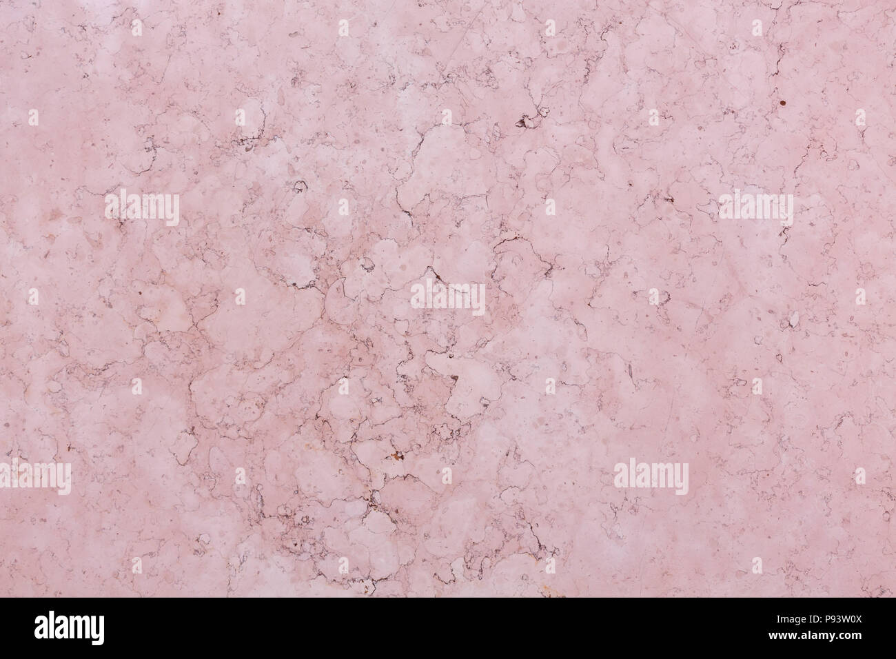 Pink light marble stone texture background. Stock Photo