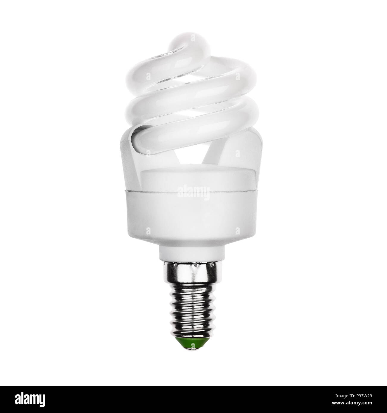 Bulb with E14 socket Isolated on white Stock Photo Alamy