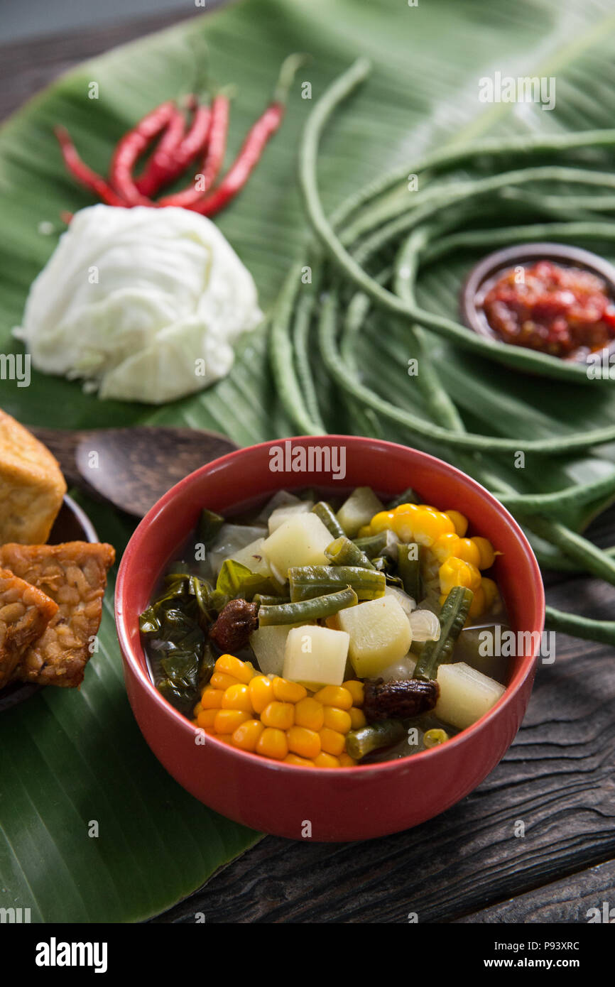 indonesian cuisine. sayur asam close up. vegetable Stock Photo - Alamy