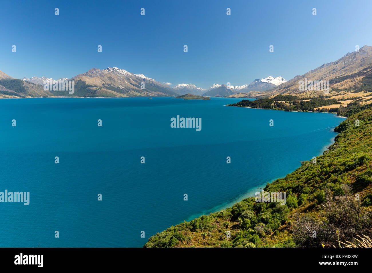 Glenorchy at South Island of New Zealand Stock Photo