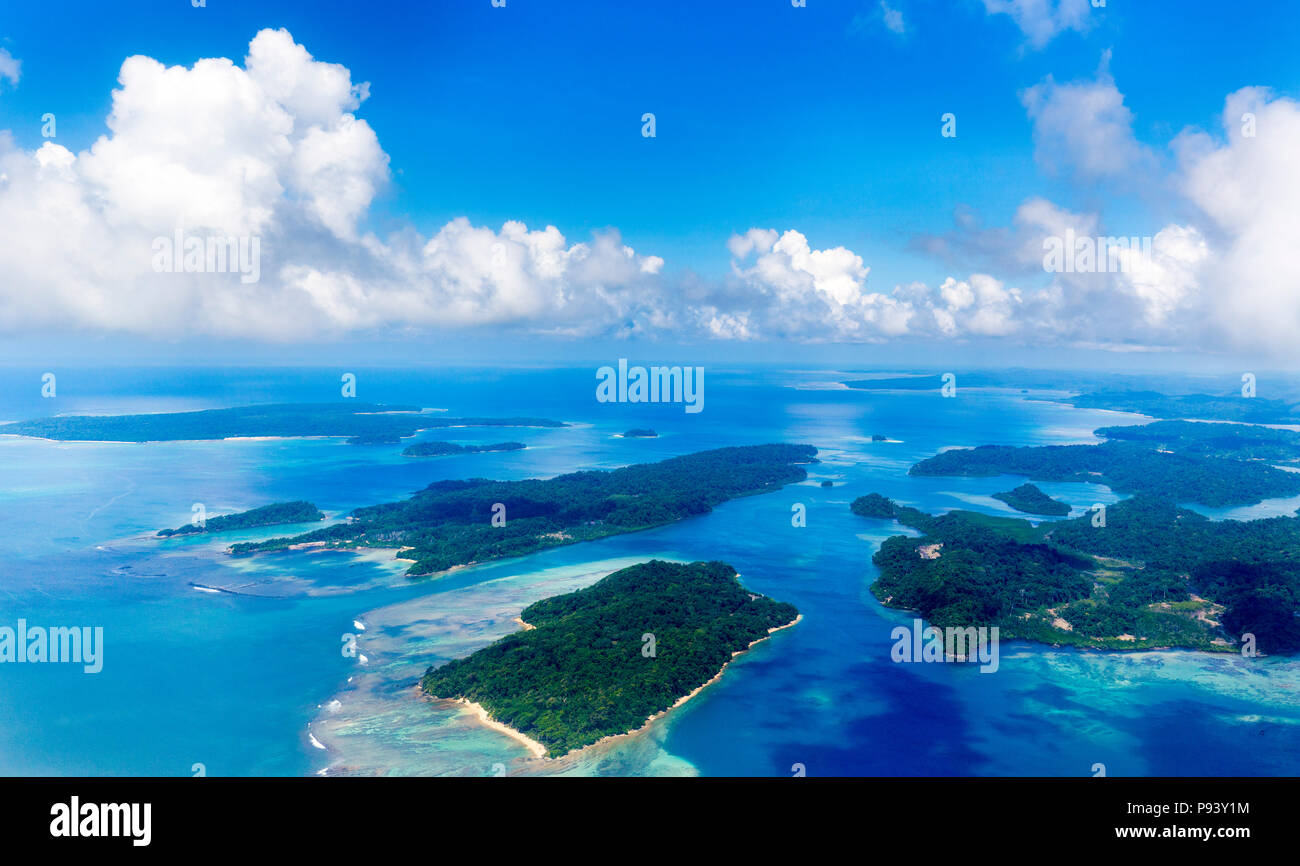 Andaman and Nicobar Island from Air in India Stock Photo Alamy