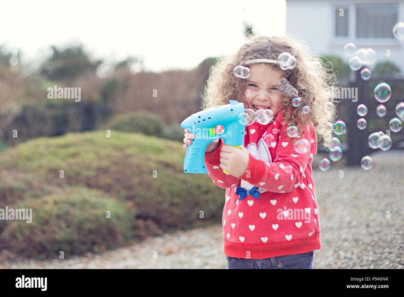 outside bubble machine