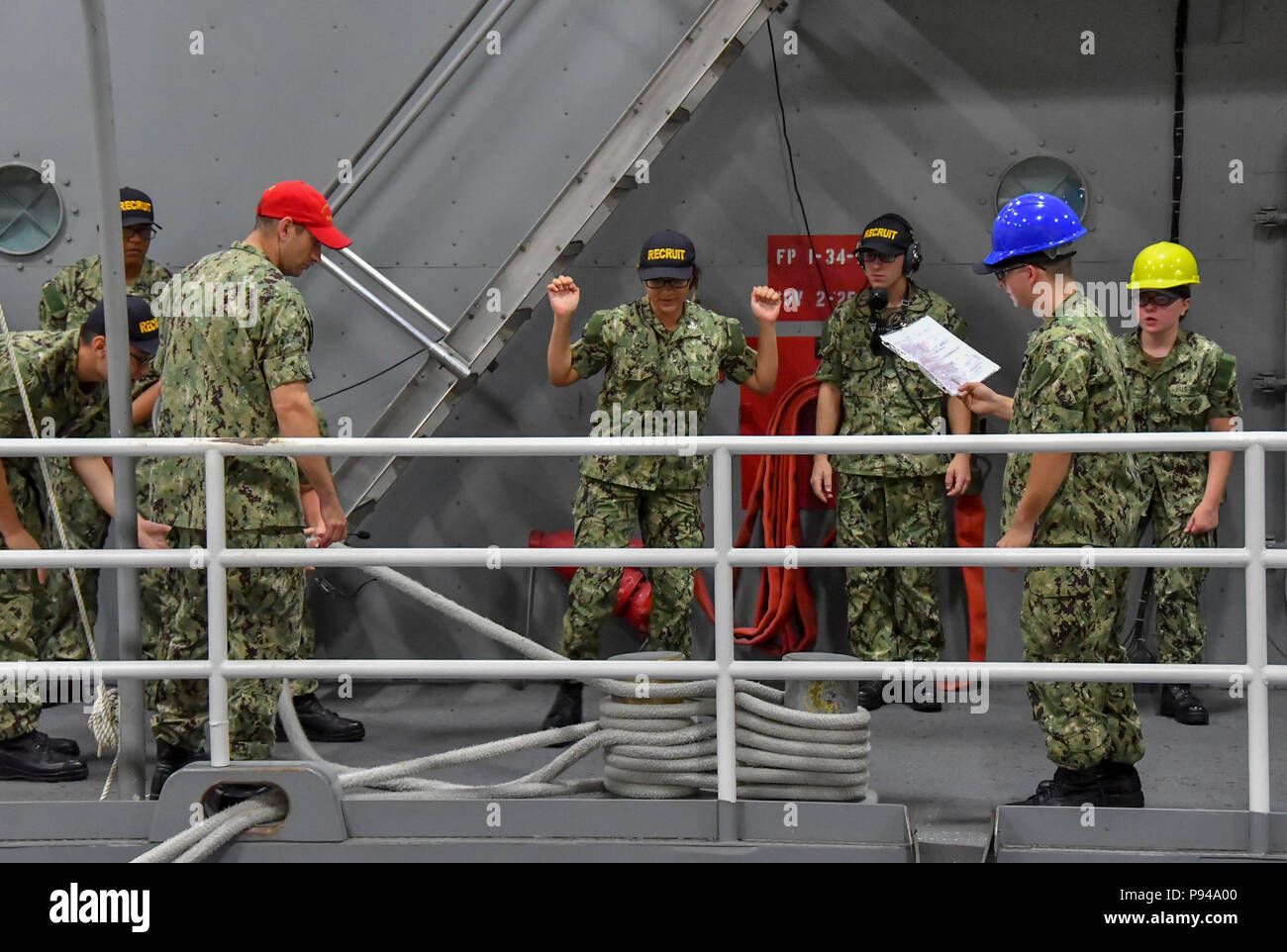 USS Marlinespike is a land-based seamanship training vessel located at ...