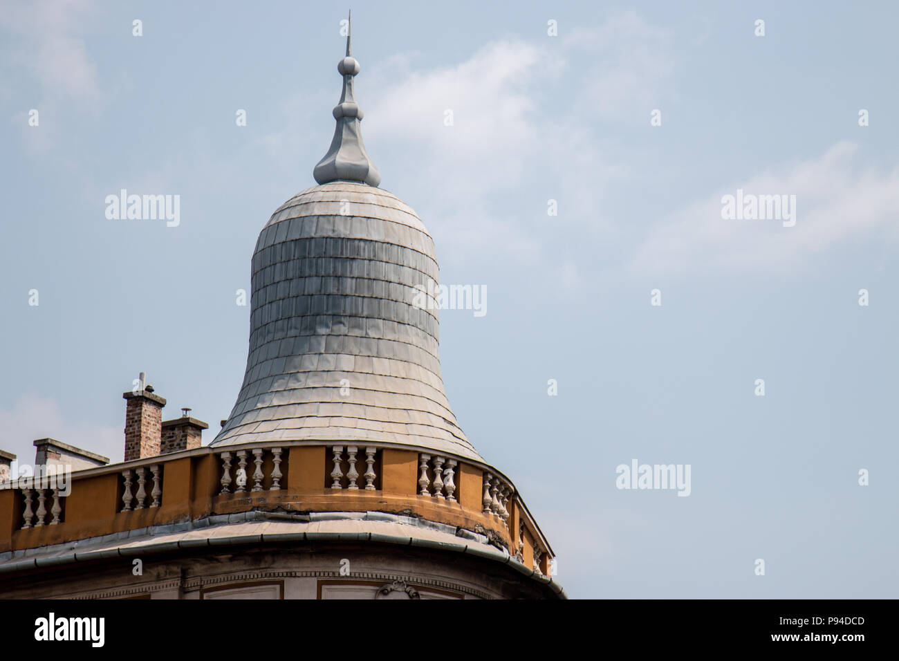 Beautiful architectural elements on a summer day in Budapest, Hungary. Stock Photo