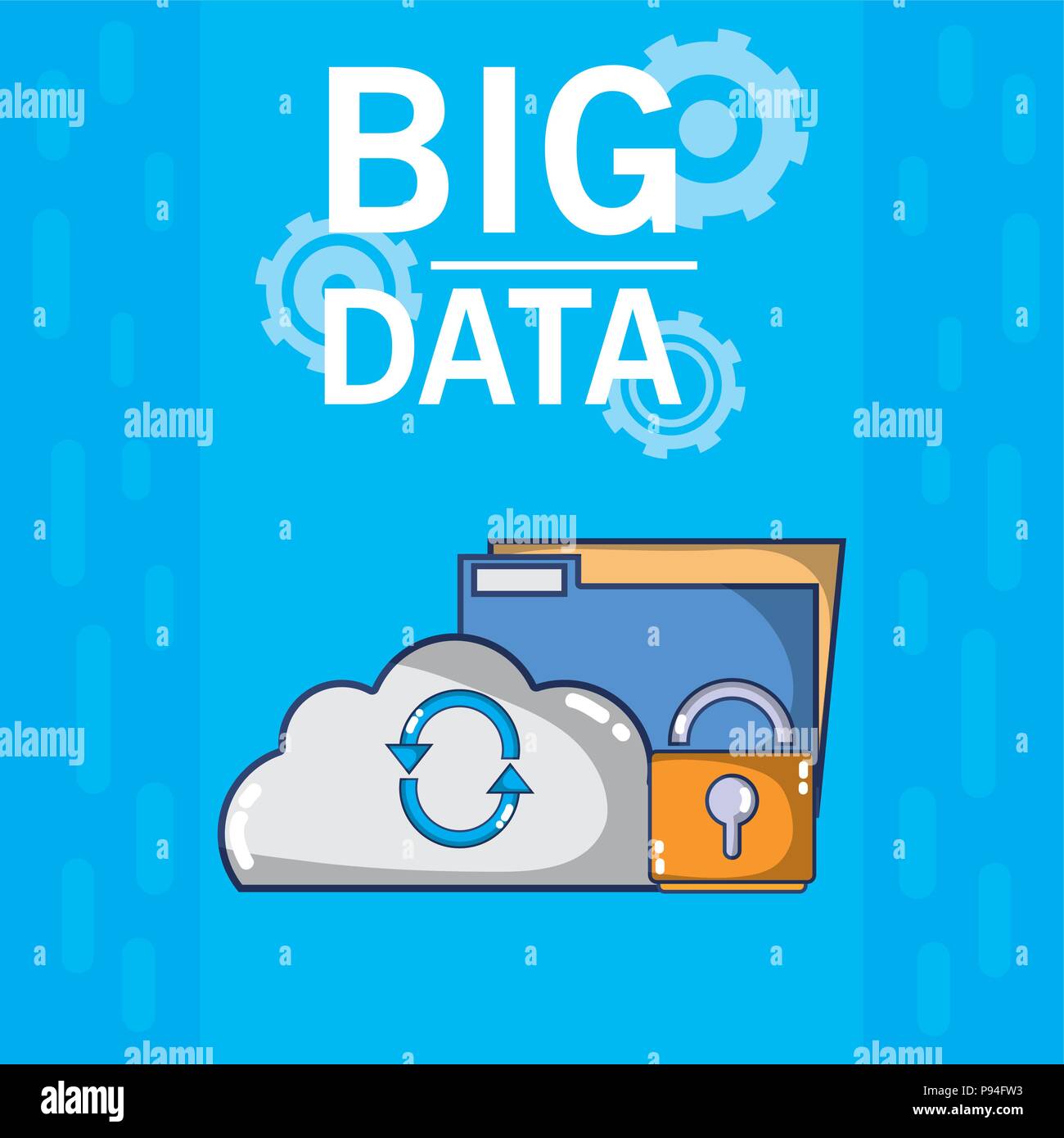 Big data technology concept Stock Vector Image & Art - Alamy