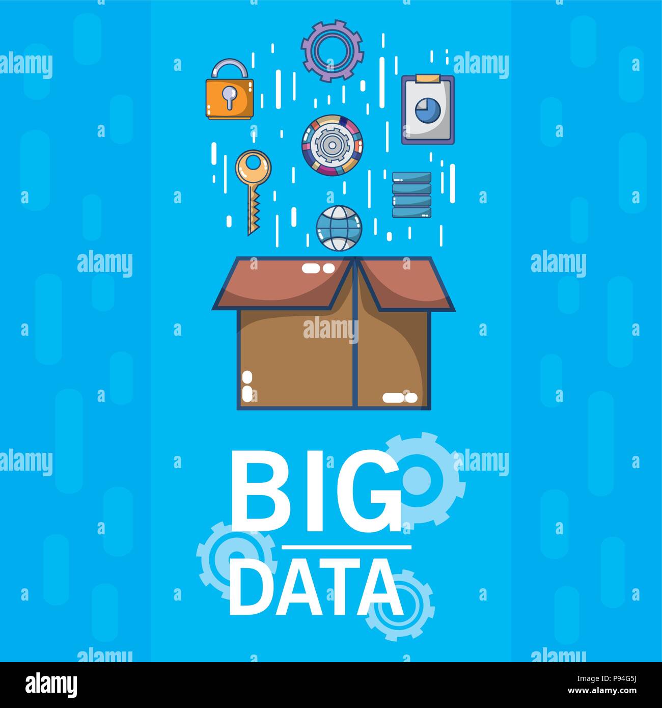 Big data technology concept Stock Vector Image & Art - Alamy