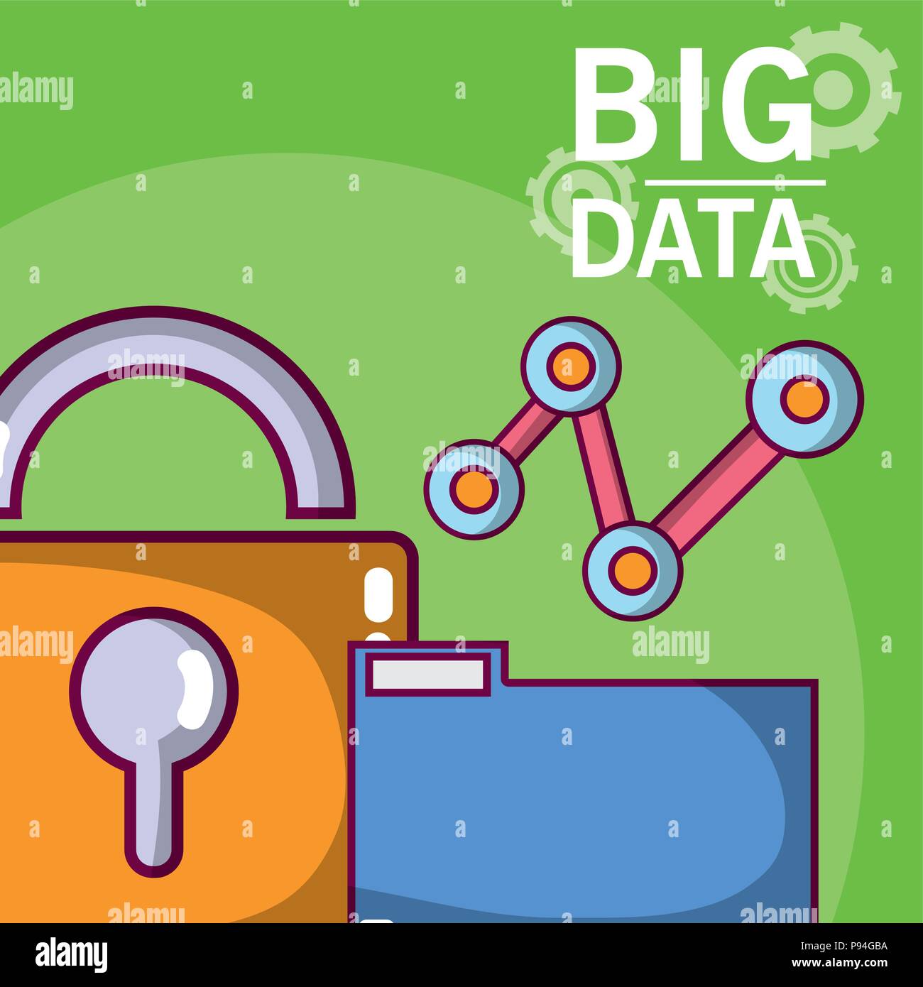 Big data technology concept Stock Vector Image & Art - Alamy