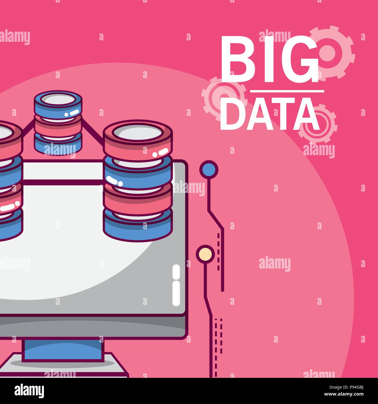 big-data-technology-concept-stock-vector-image-art-alamy