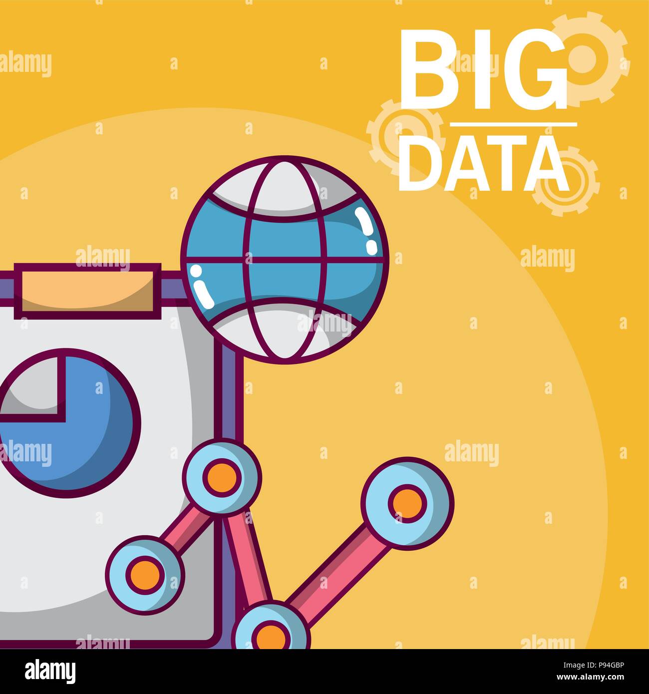 Big data technology concept Stock Vector Image & Art - Alamy