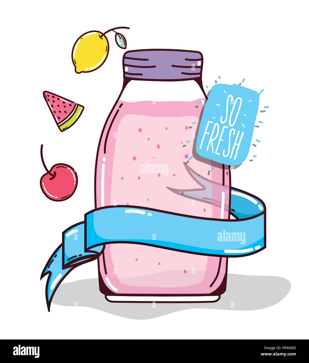 Mason jar fruit juice Stock Vector Image & Art Alamy