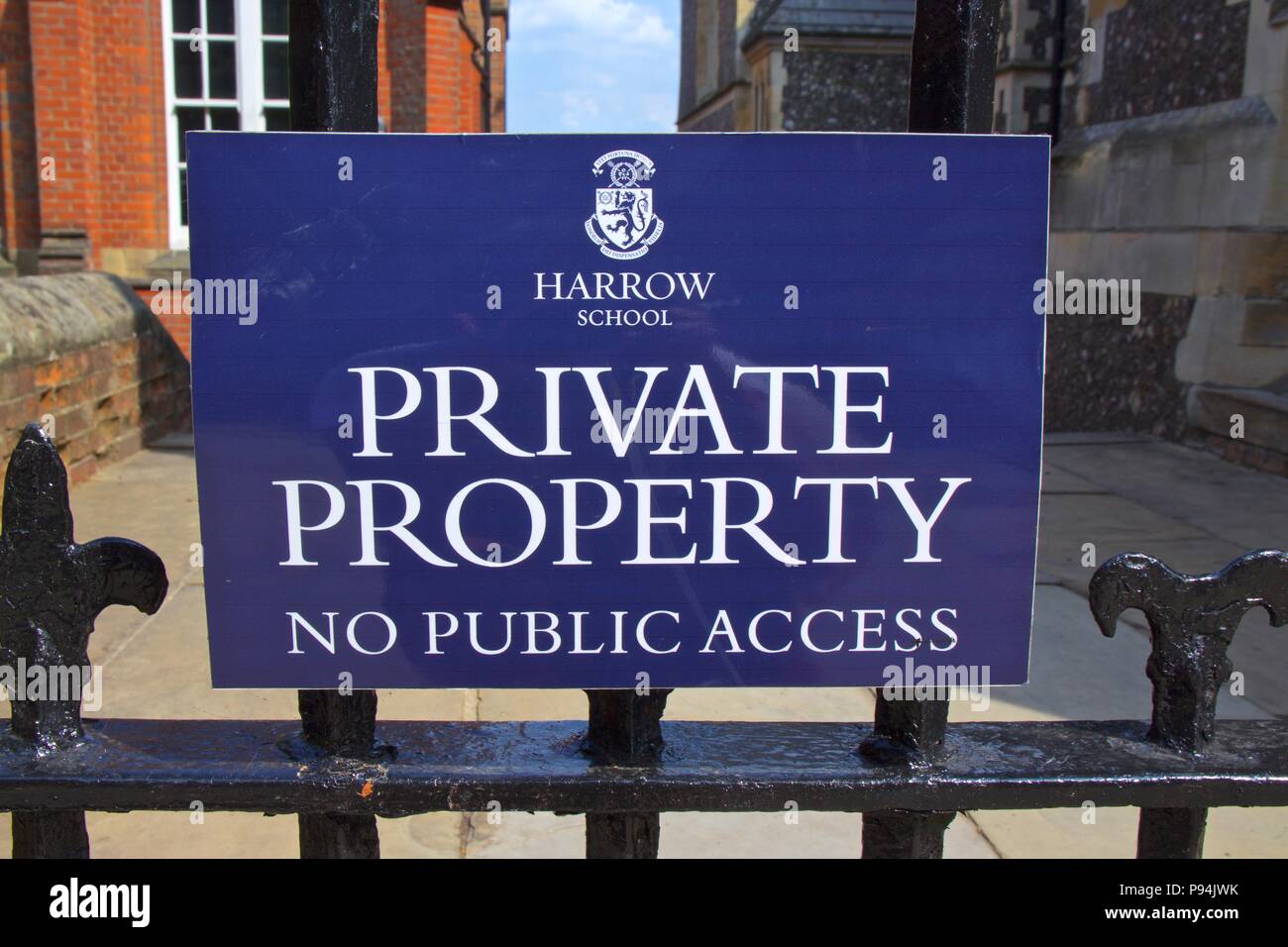 Private sign public hires stock photography and images Alamy