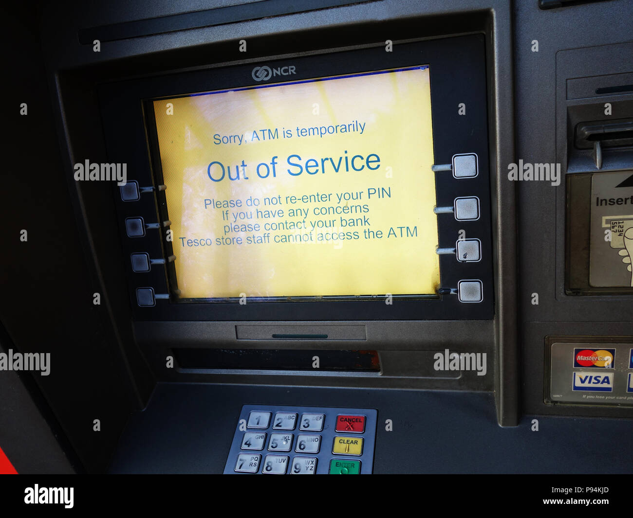 Atm Out Of Service Stock Photos & Atm Out Of Service Stock Images Alamy