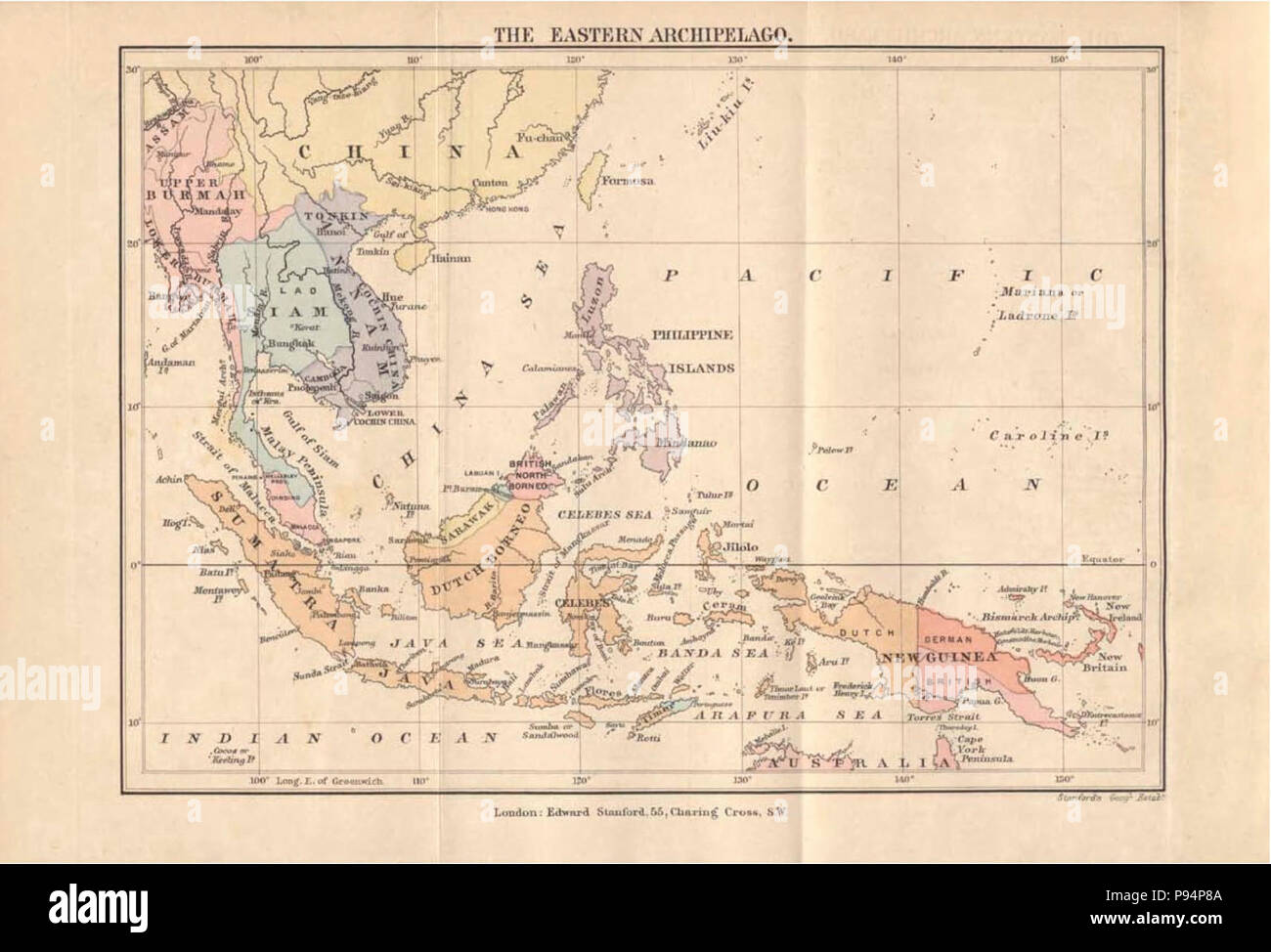 A geography of the Malay Peninsula, IndoChina, the Eastern Archipelago, the Philippines and New