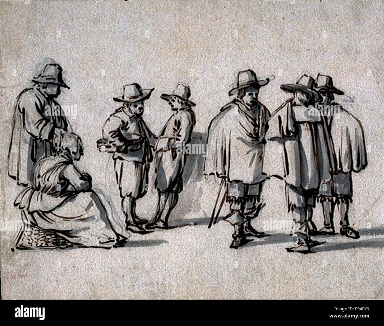 A group of seven people Stock Photo - Alamy