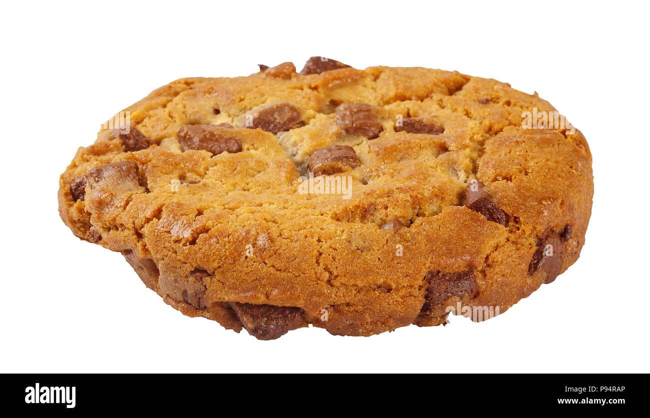 Shortbread biscuit. Isolated on white background. Include clipping path. Stock Photo