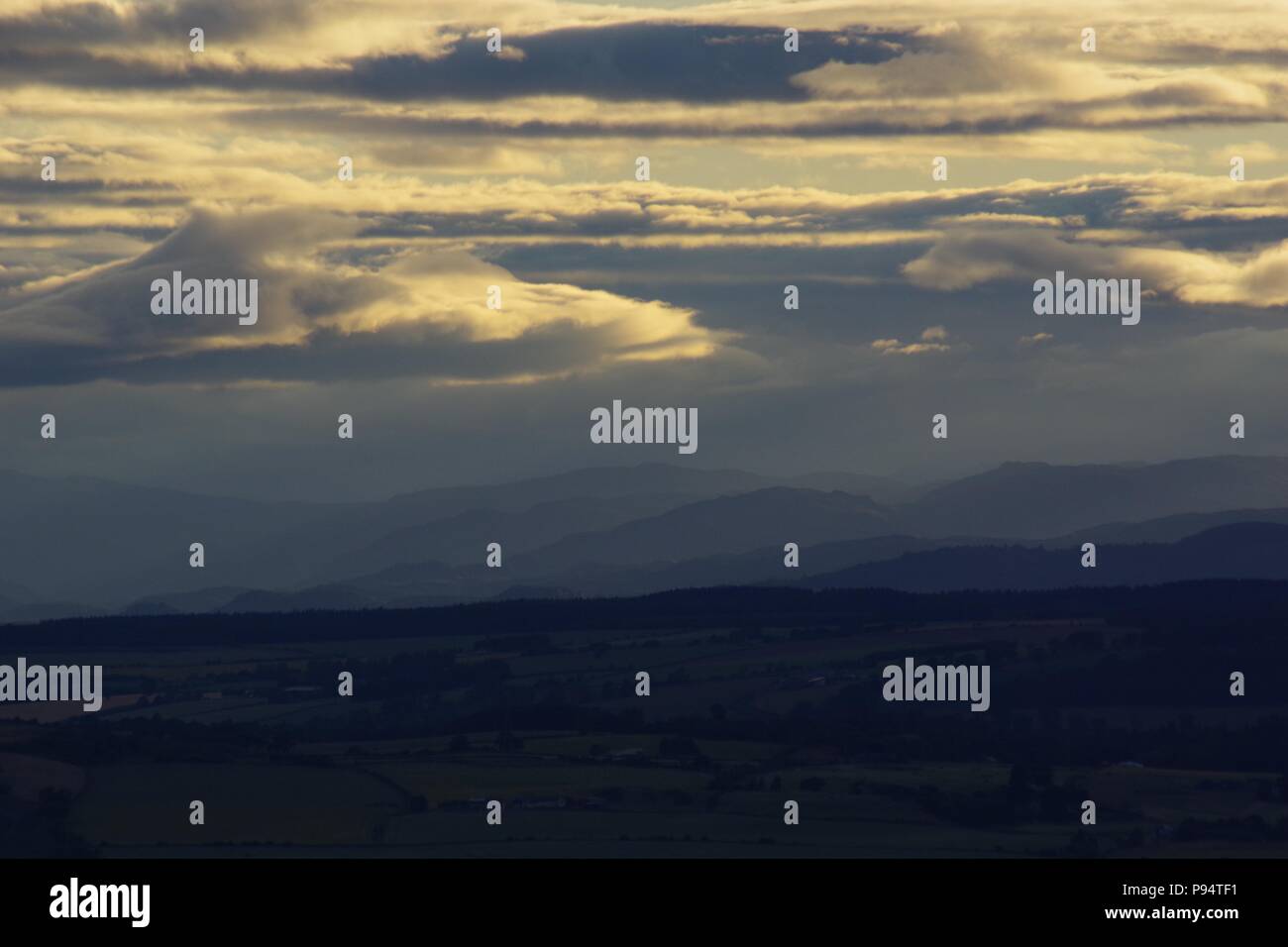 Brooding Blue Valley Brooding Stratus High Resolution Stock Photography and Images - Alamy