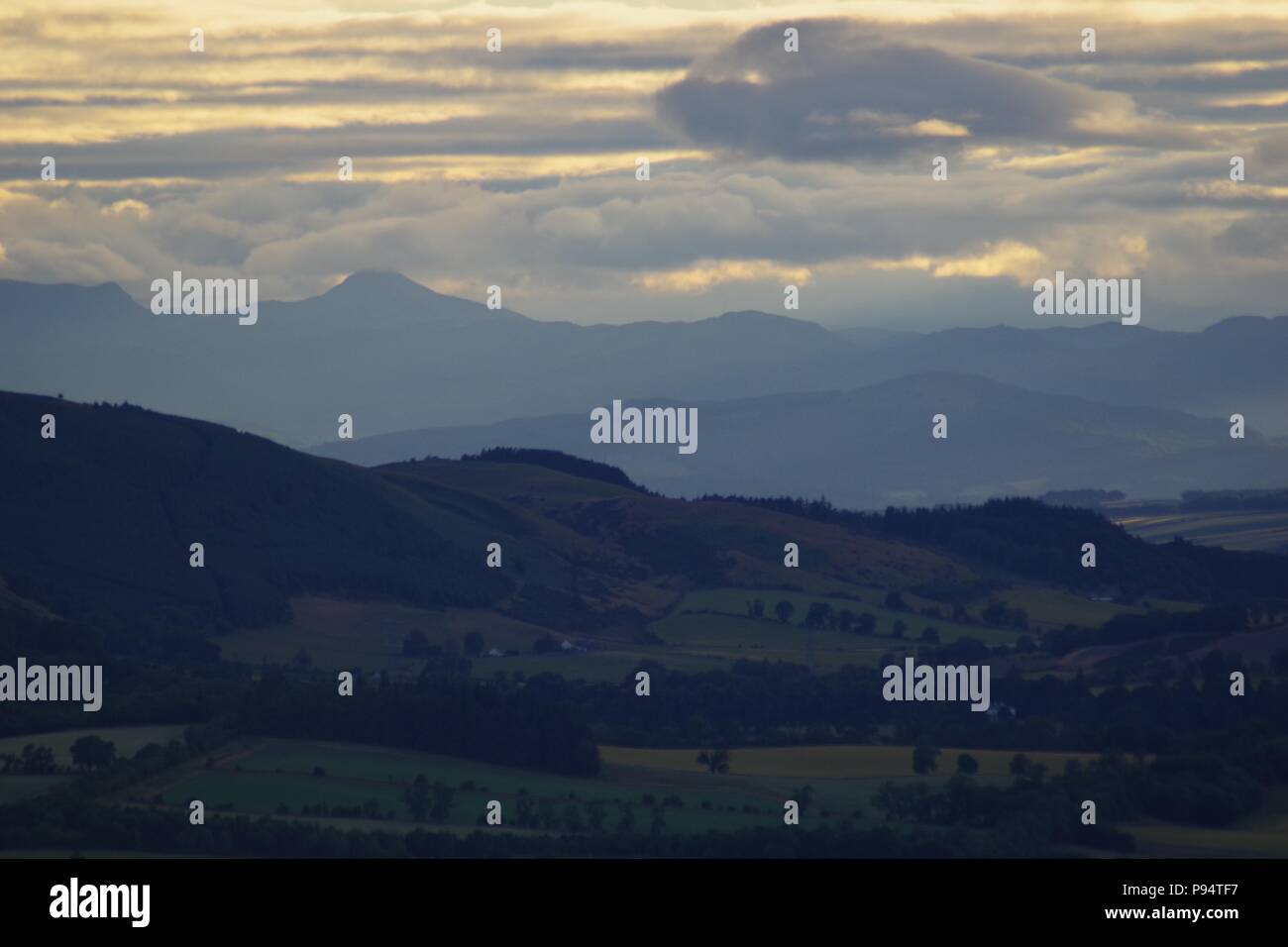 Brooding Blue Valley Brooding Stratus High Resolution Stock Photography and Images - Alamy