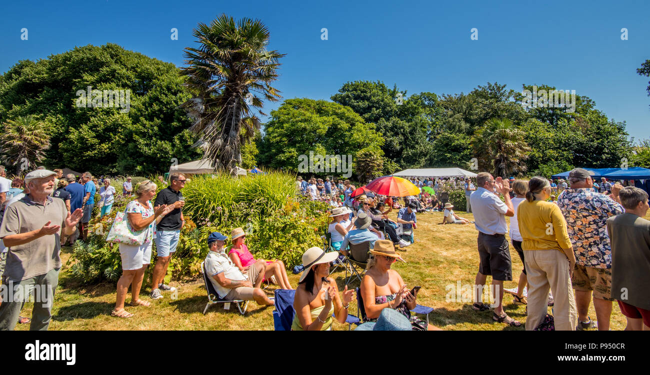 West Sussex, UK. 14th July 2018. Felpham Summer Fete in Rectory Gardens