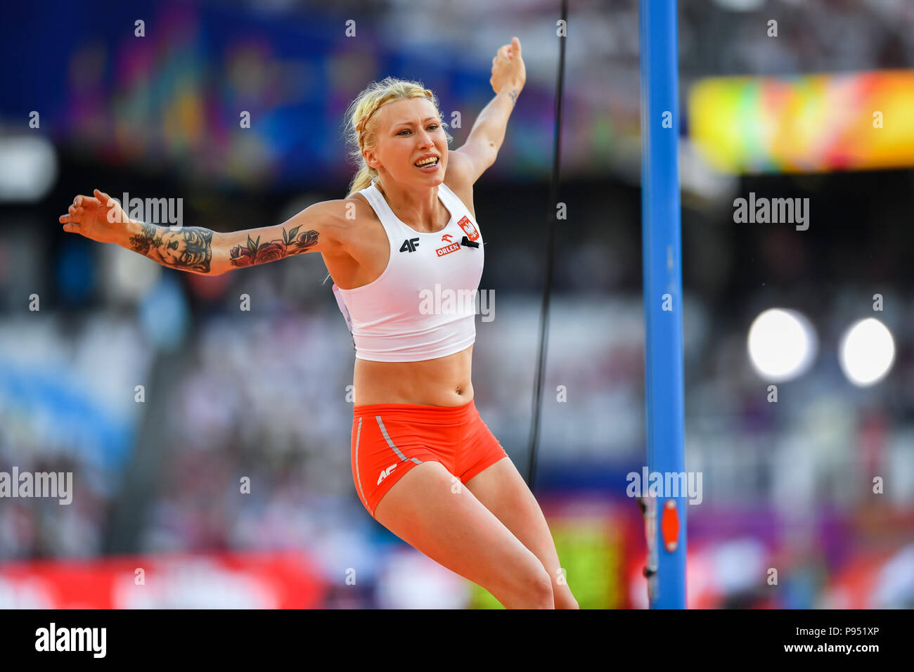 SMIETANKA Justyna (POL) in Women's Pole Vault during Athletics World