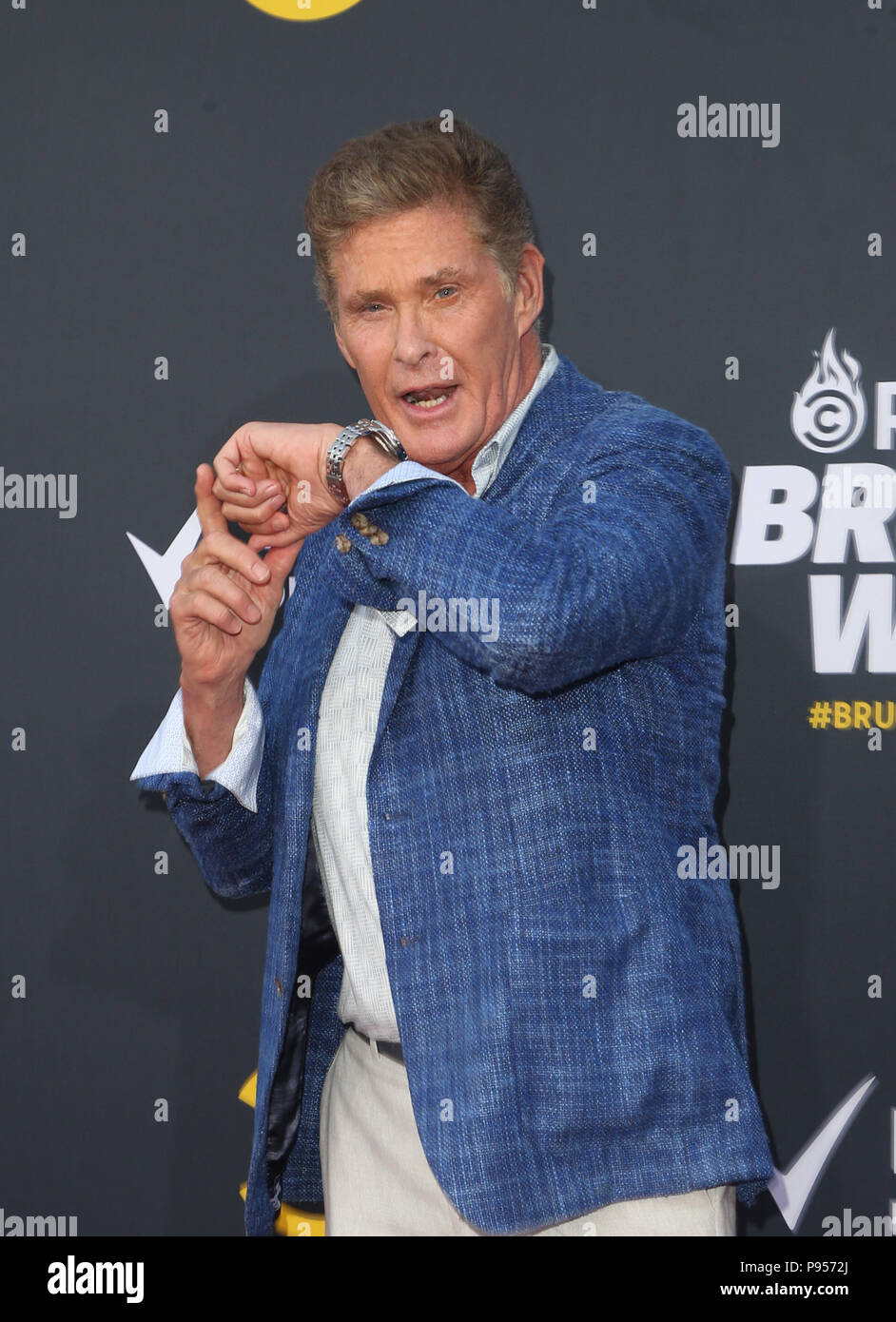 David hasselhoff david hasselhoff roast hires stock photography and