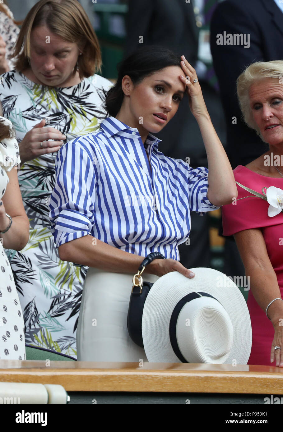 London, Uk. 14th July 2018. Meghan Markle, Duchess Of Sussex, Watching 