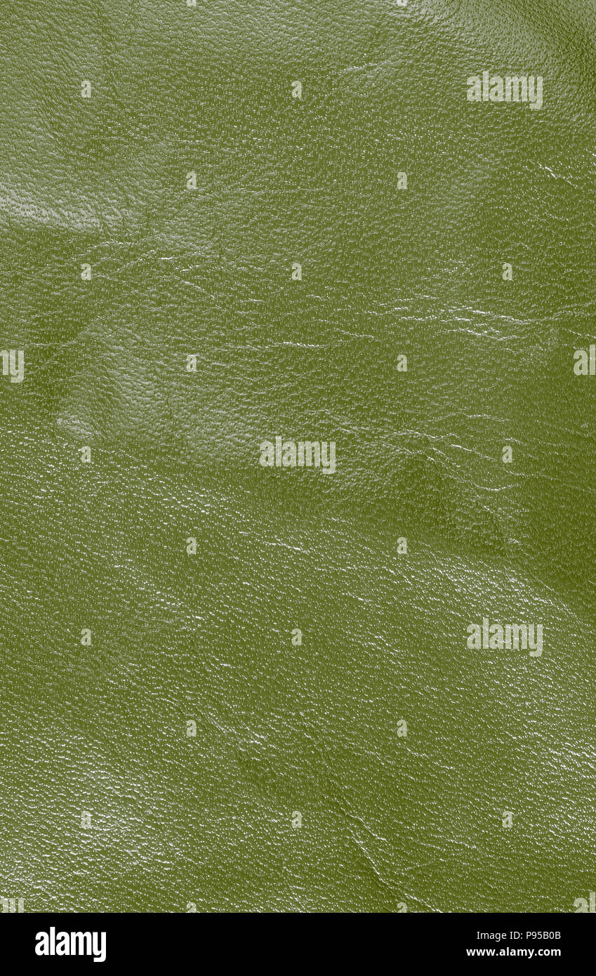 Yellow leather texture. Vertical, close up Stock Photo