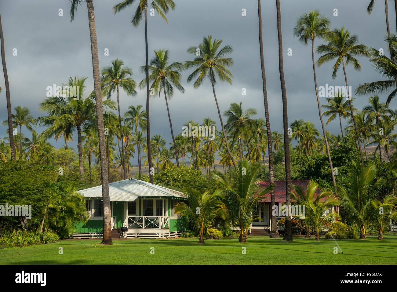 Waimea Plantation Cottages Kauai Stock Photos Waimea Plantation