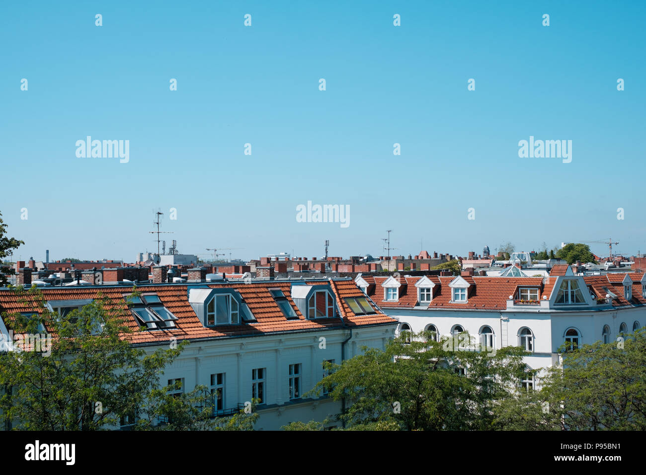 Above rooftops berlin hi-res stock photography and images - Alamy