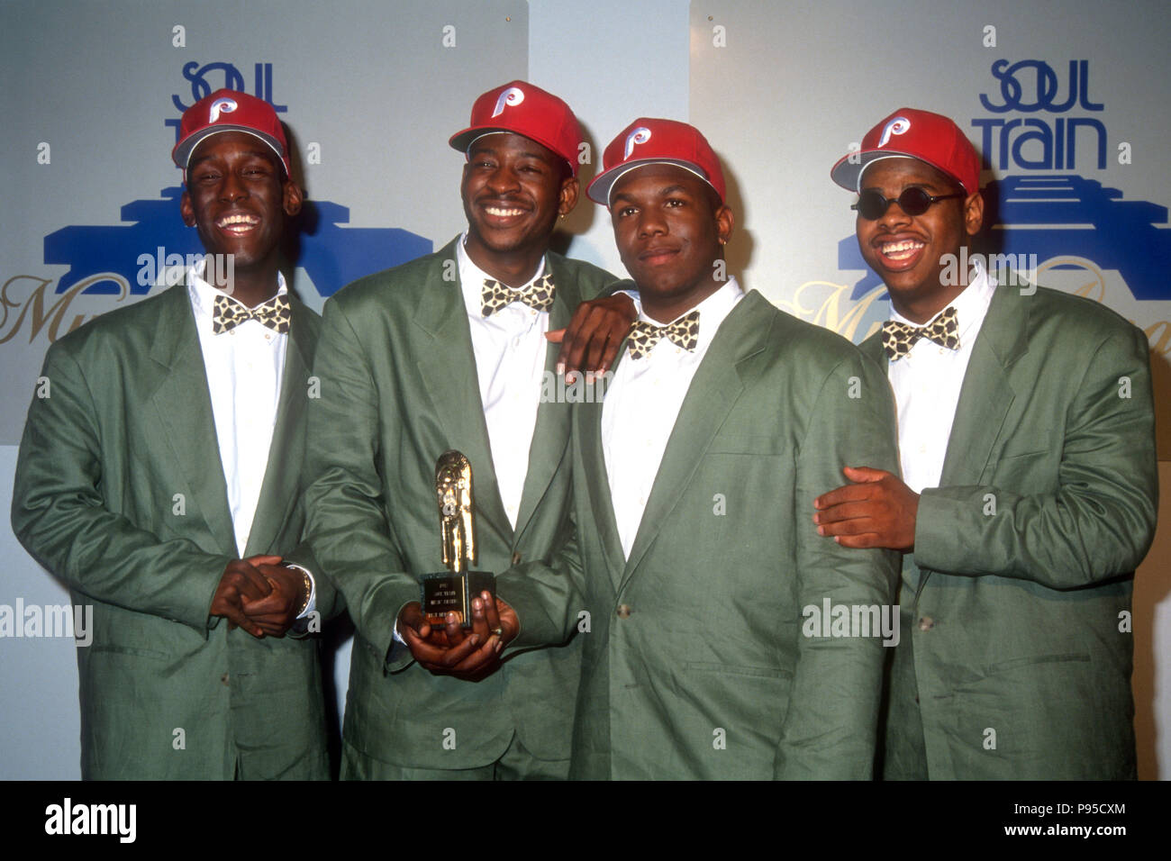 LOS ANGELES, CA - MARCH 10: Boyz II Men group attend the Sixth Annual
