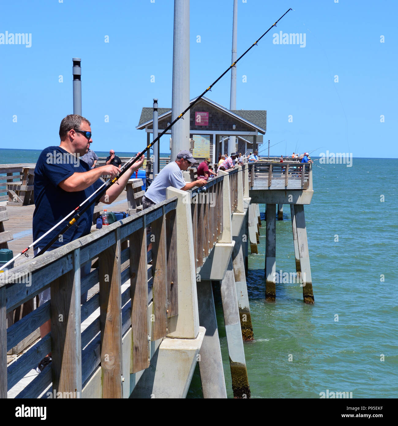 Nc outer banks fisherman surf hi-res stock photography and images - Alamy