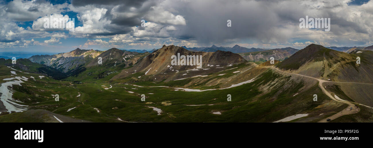 Engineer Pass view from the top panorama Stock Photo Alamy