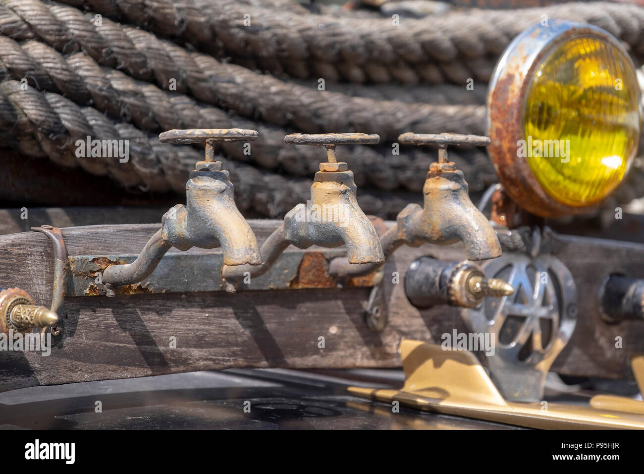 Artifacts at a Steampunk Festival Stock Photo - Alamy