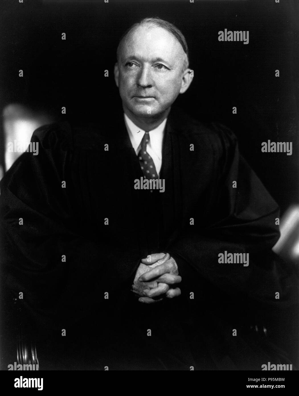 Supreme Court Justice Hugo La Fayette Black, November 1937 Stock Photo