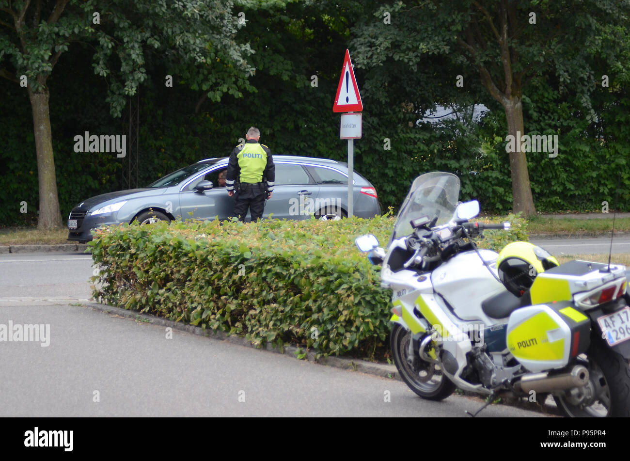 Danish police car hi-res stock photography and images - Alamy